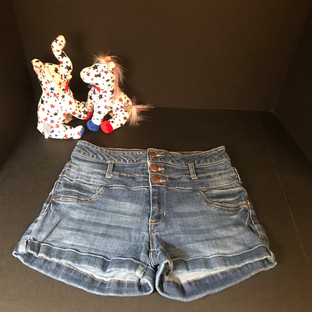 Refuge High Waist Jean Shorts